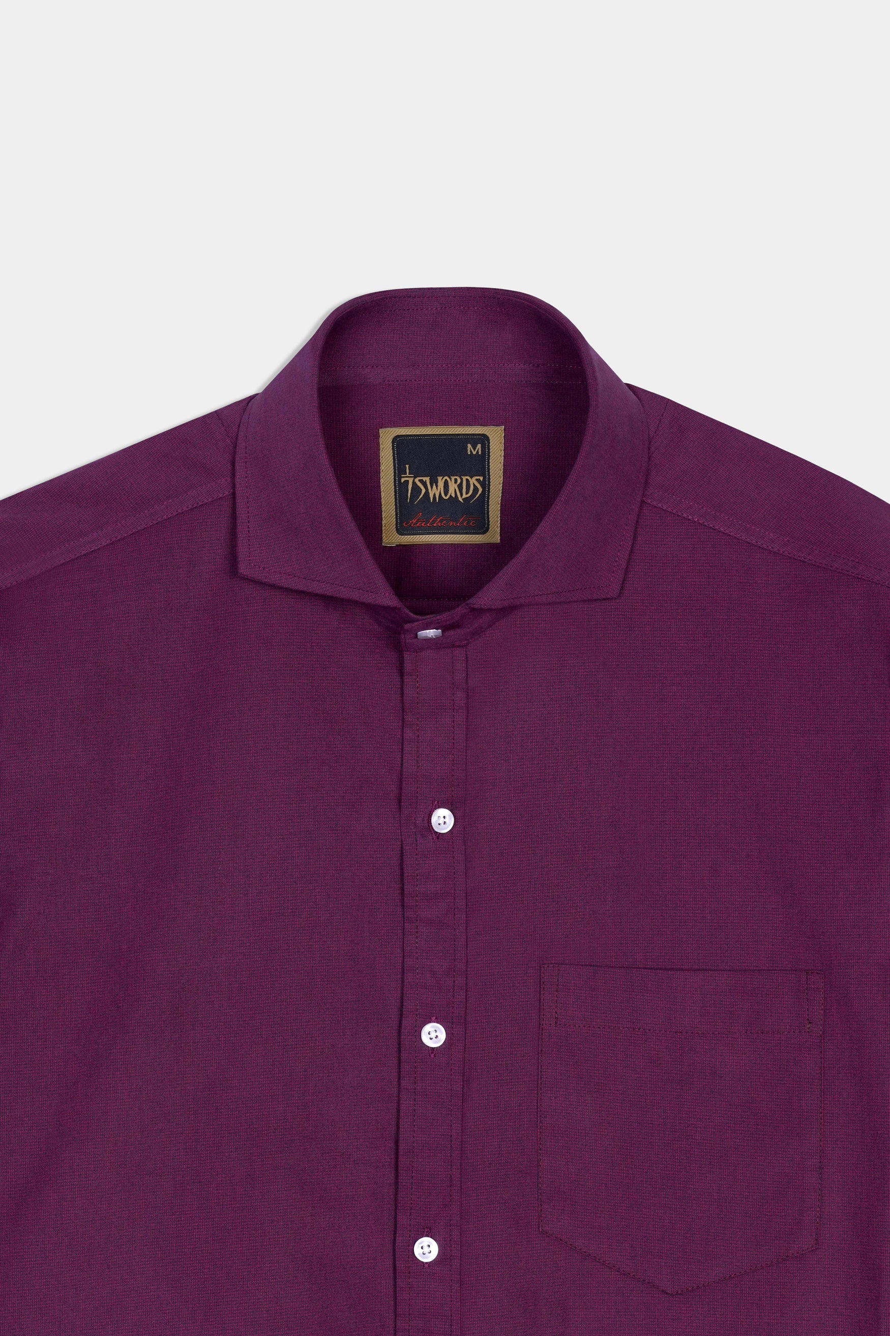 Pansy Purple Premium Cotton Shirt