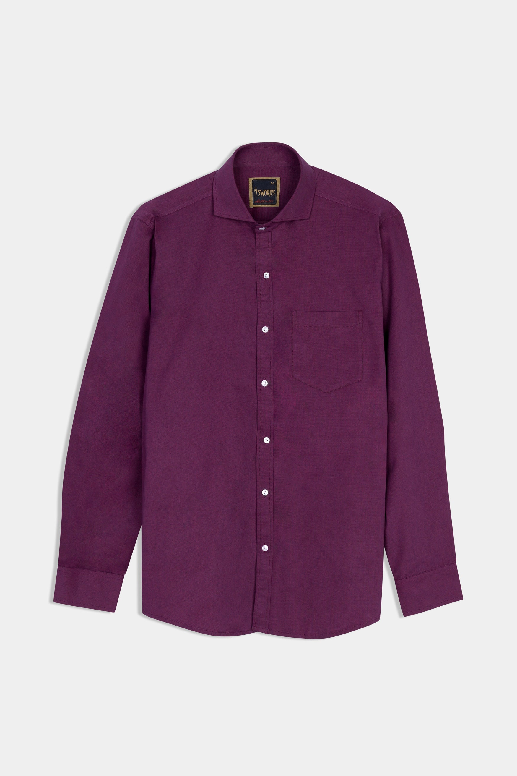 Pansy Purple Premium Cotton Shirt