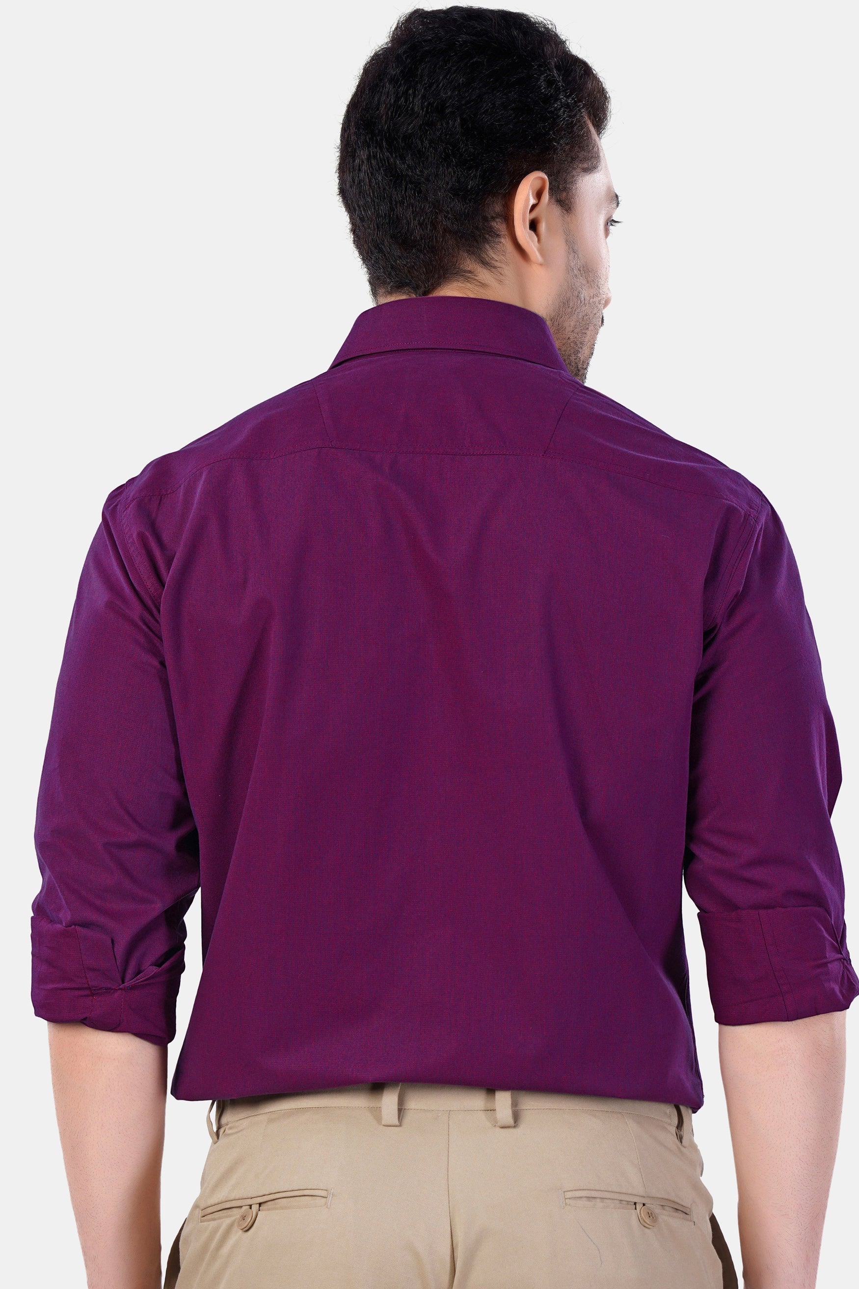 Pansy Purple Premium Cotton Shirt