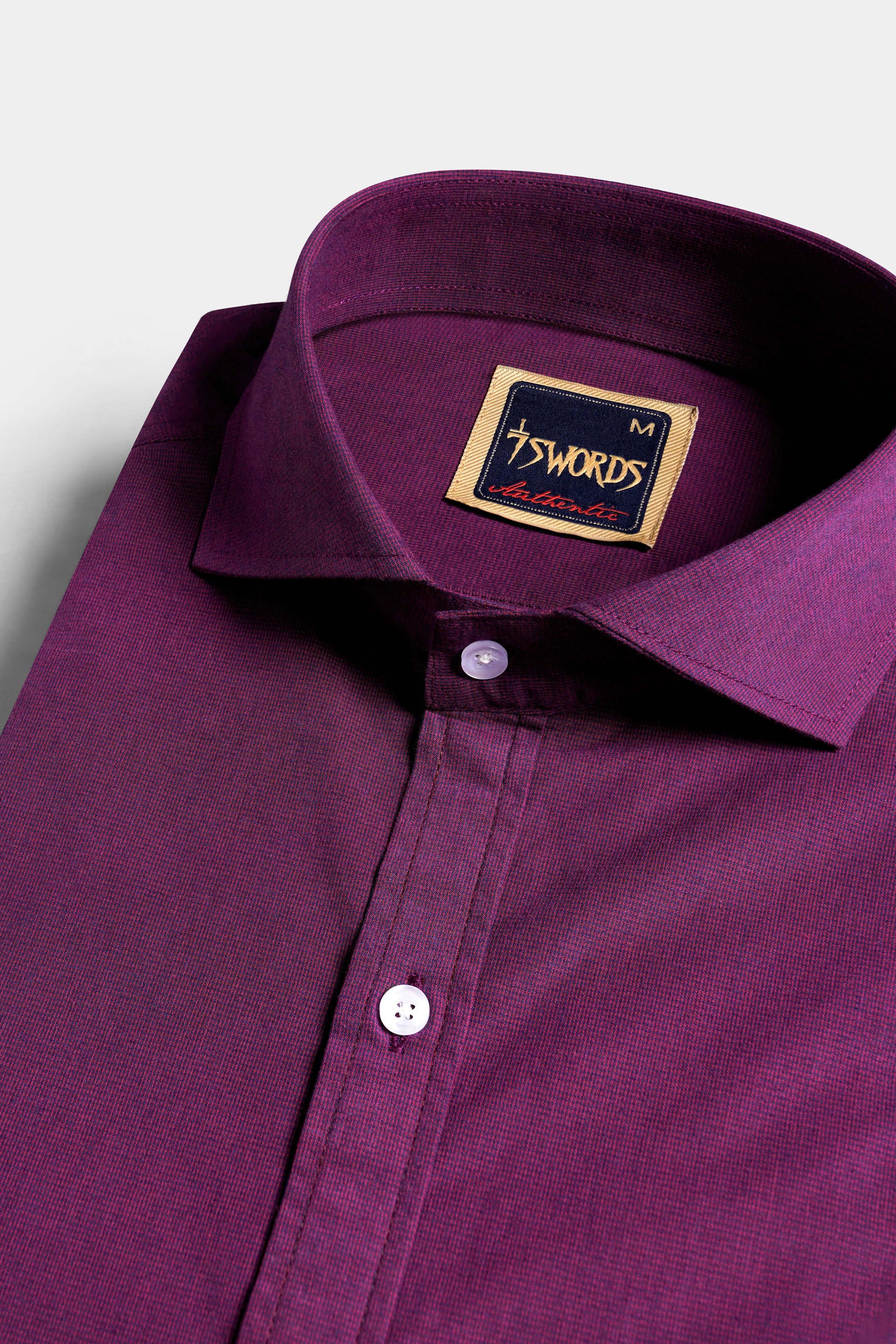 Pansy Purple Premium Cotton Shirt