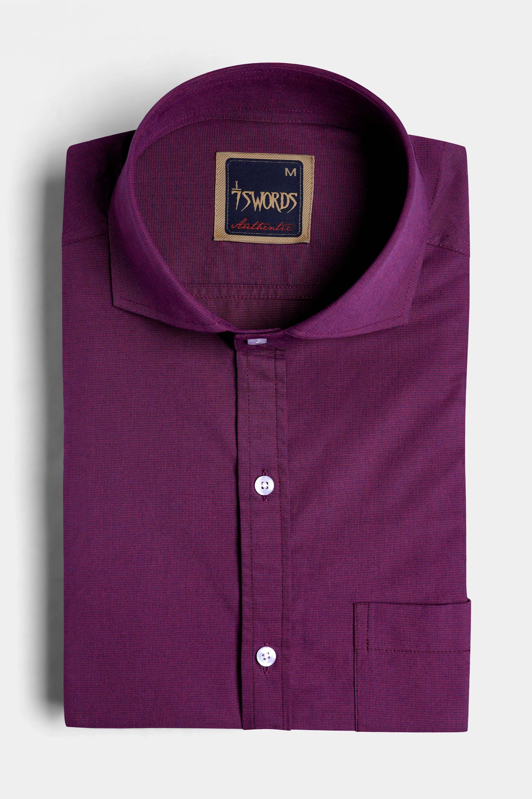 Pansy Purple Premium Cotton Shirt