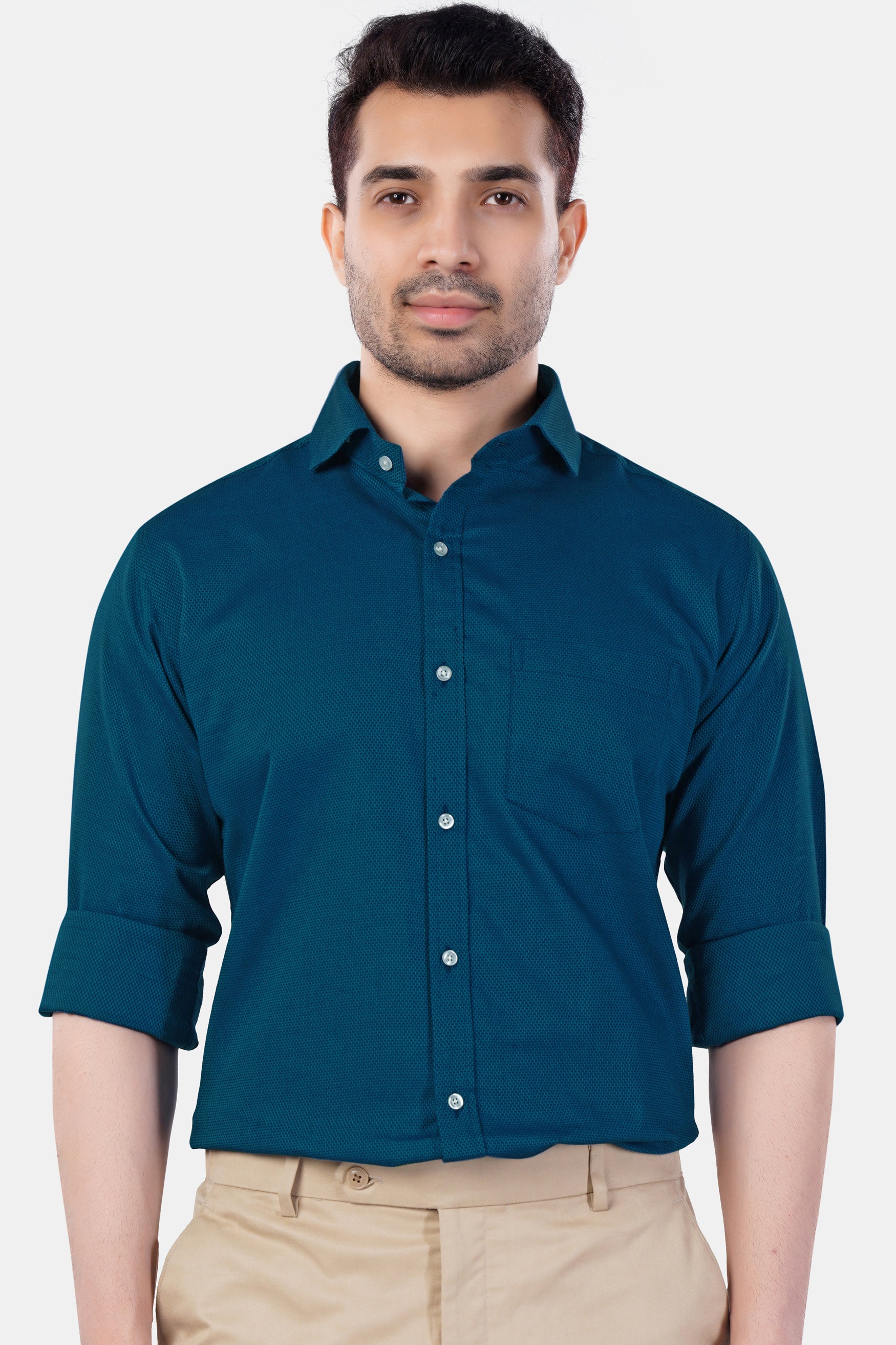 Daintree Blue Premium Cotton Shirt