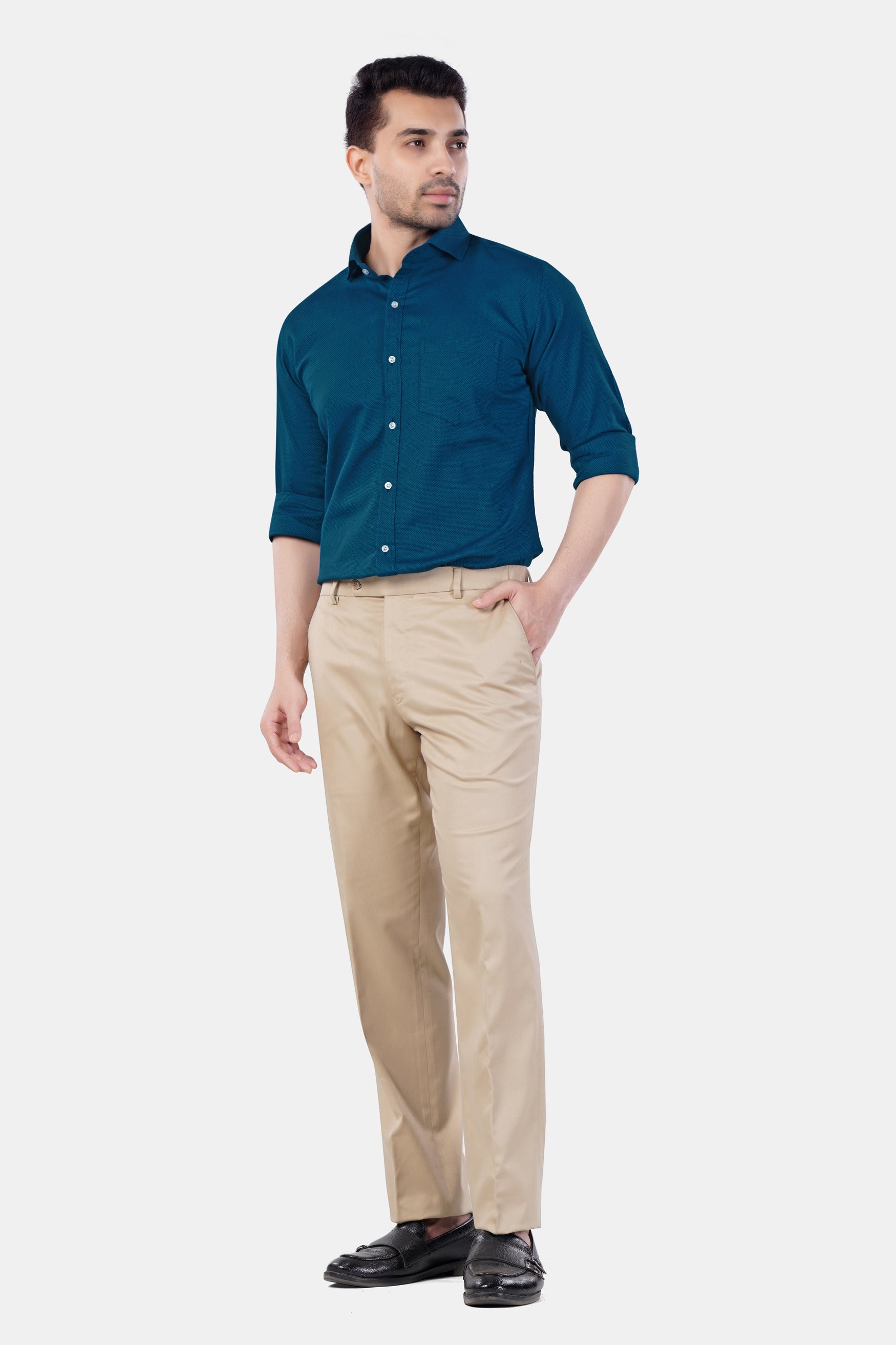 Daintree Blue Premium Cotton Shirt