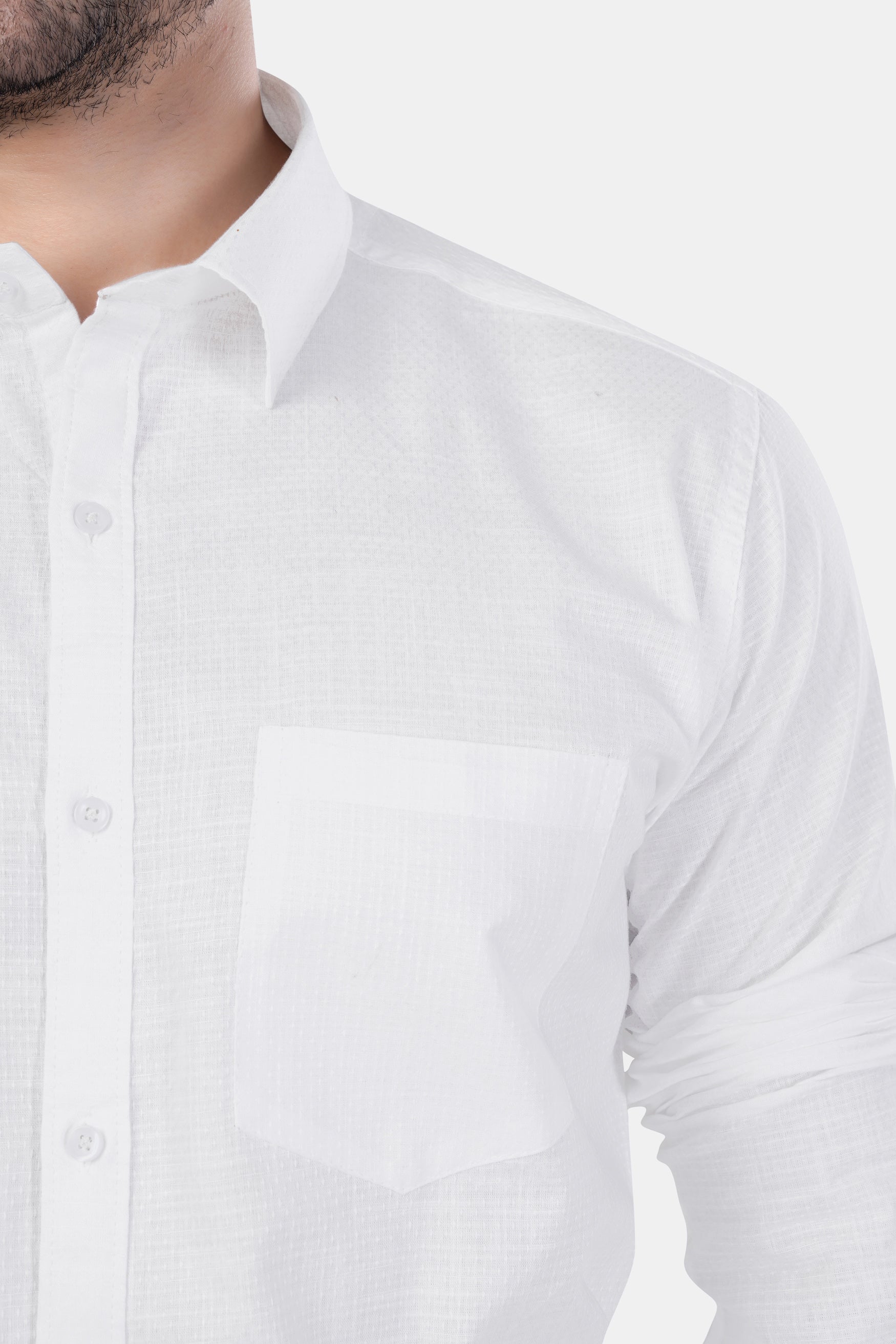 Bright White Premium Cotton Shirt