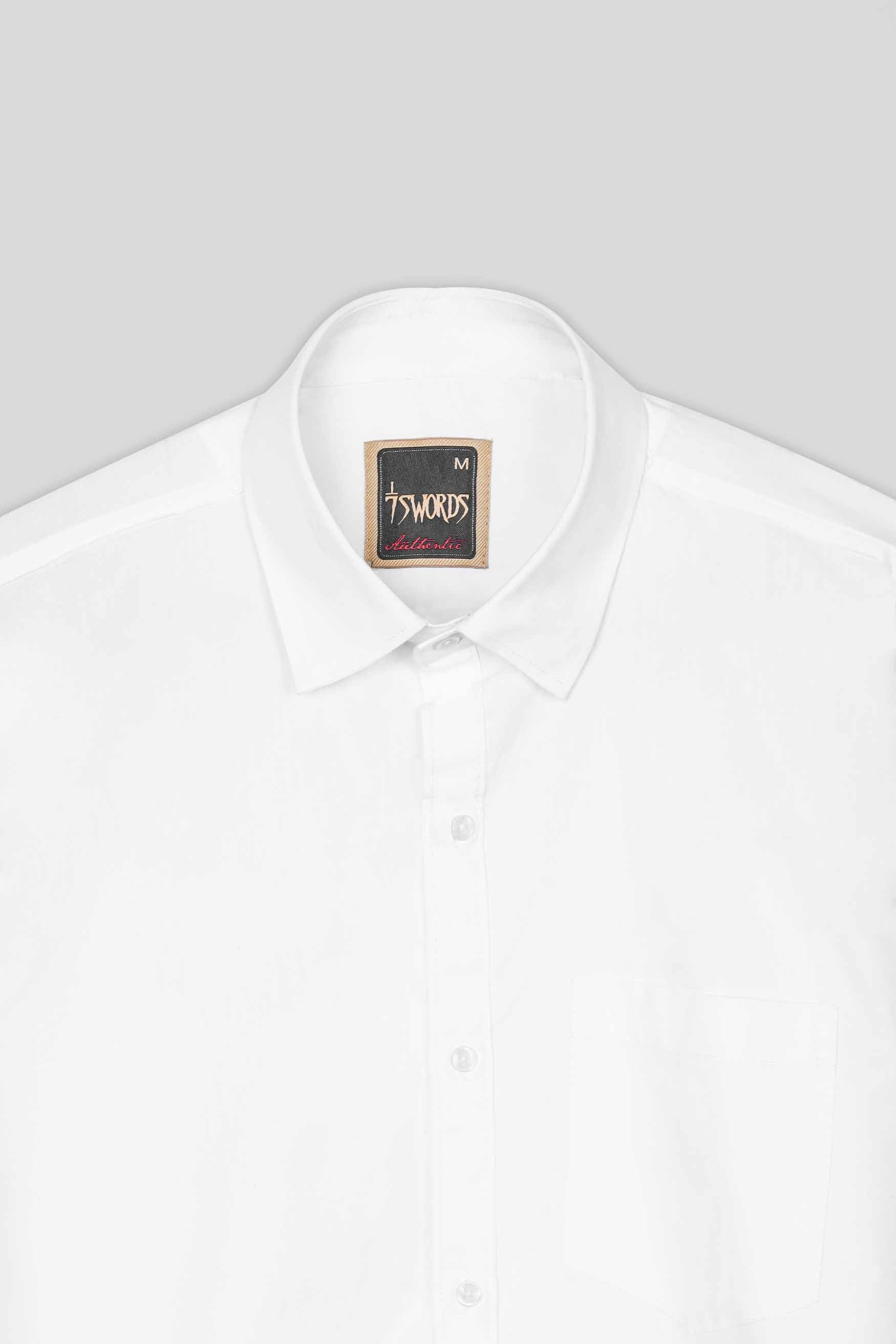 Bright White Premium Cotton Shirt