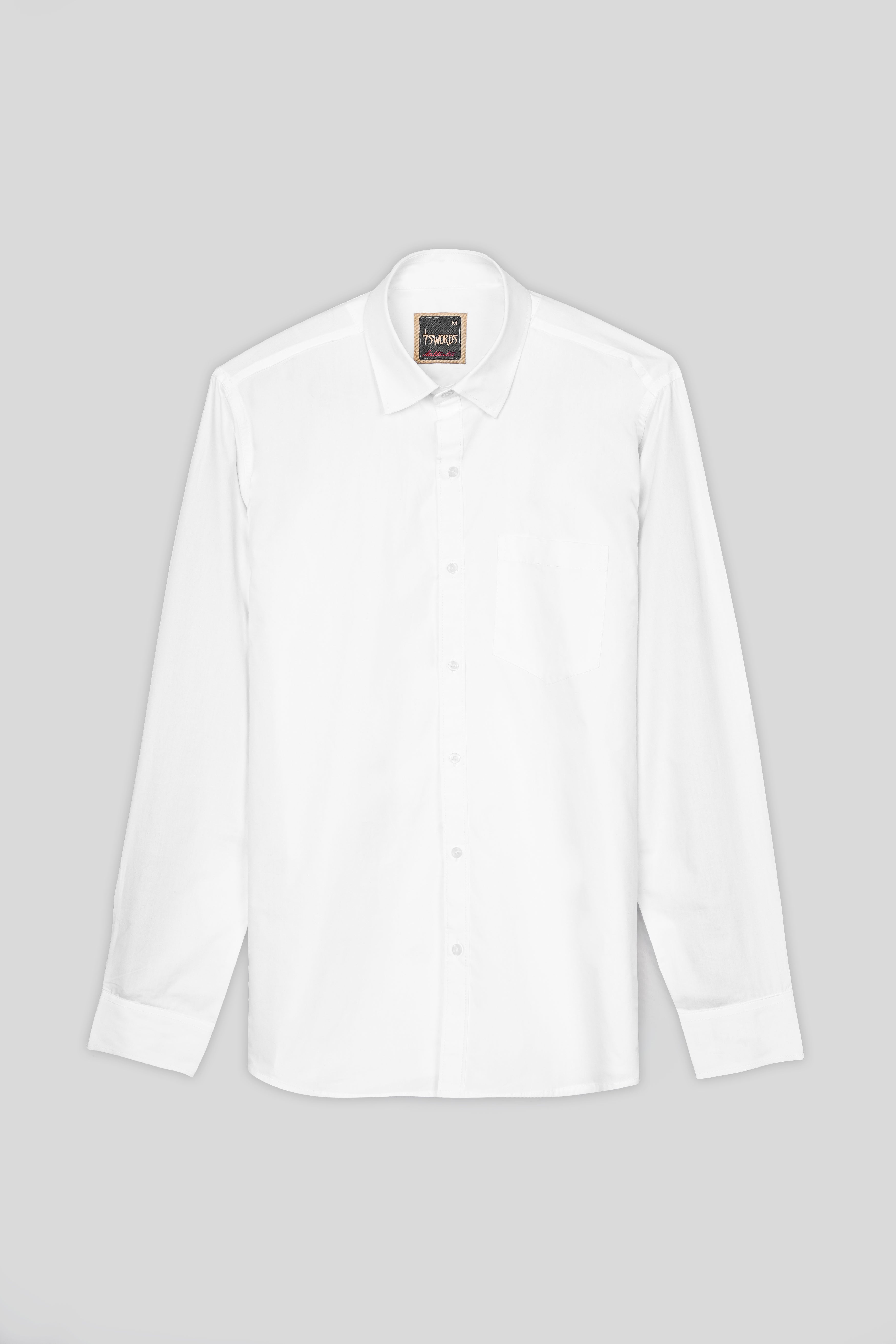 Bright White Premium Cotton Shirt