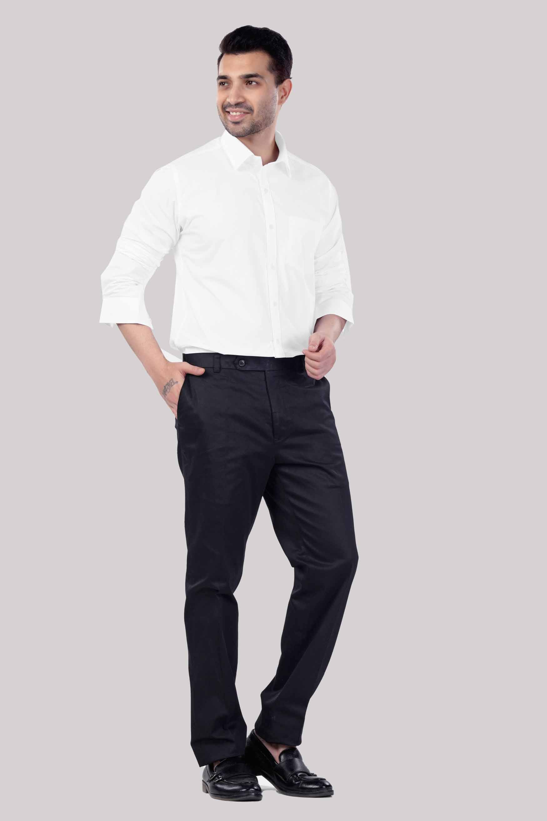 Bright White Premium Cotton Shirt