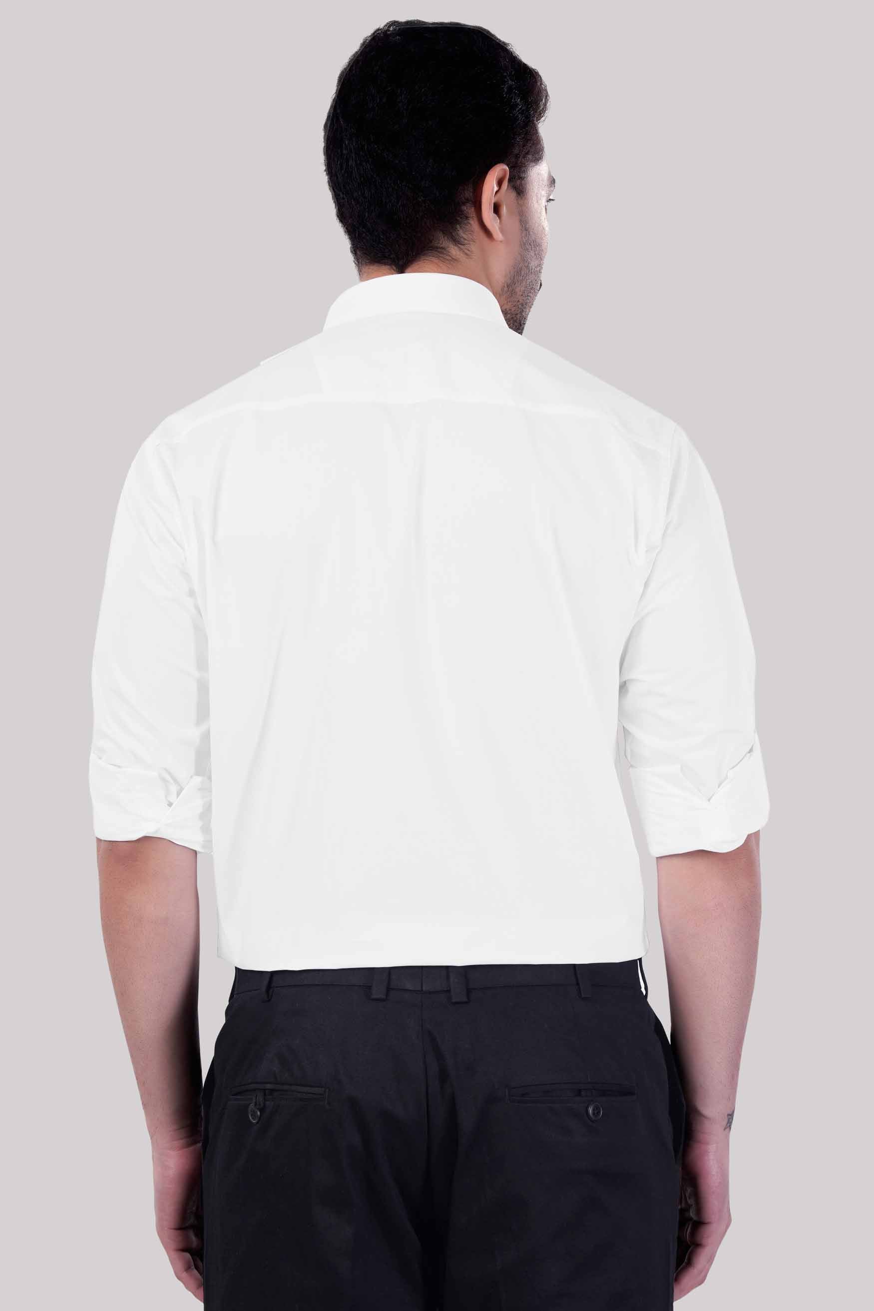 Bright White Premium Cotton Shirt