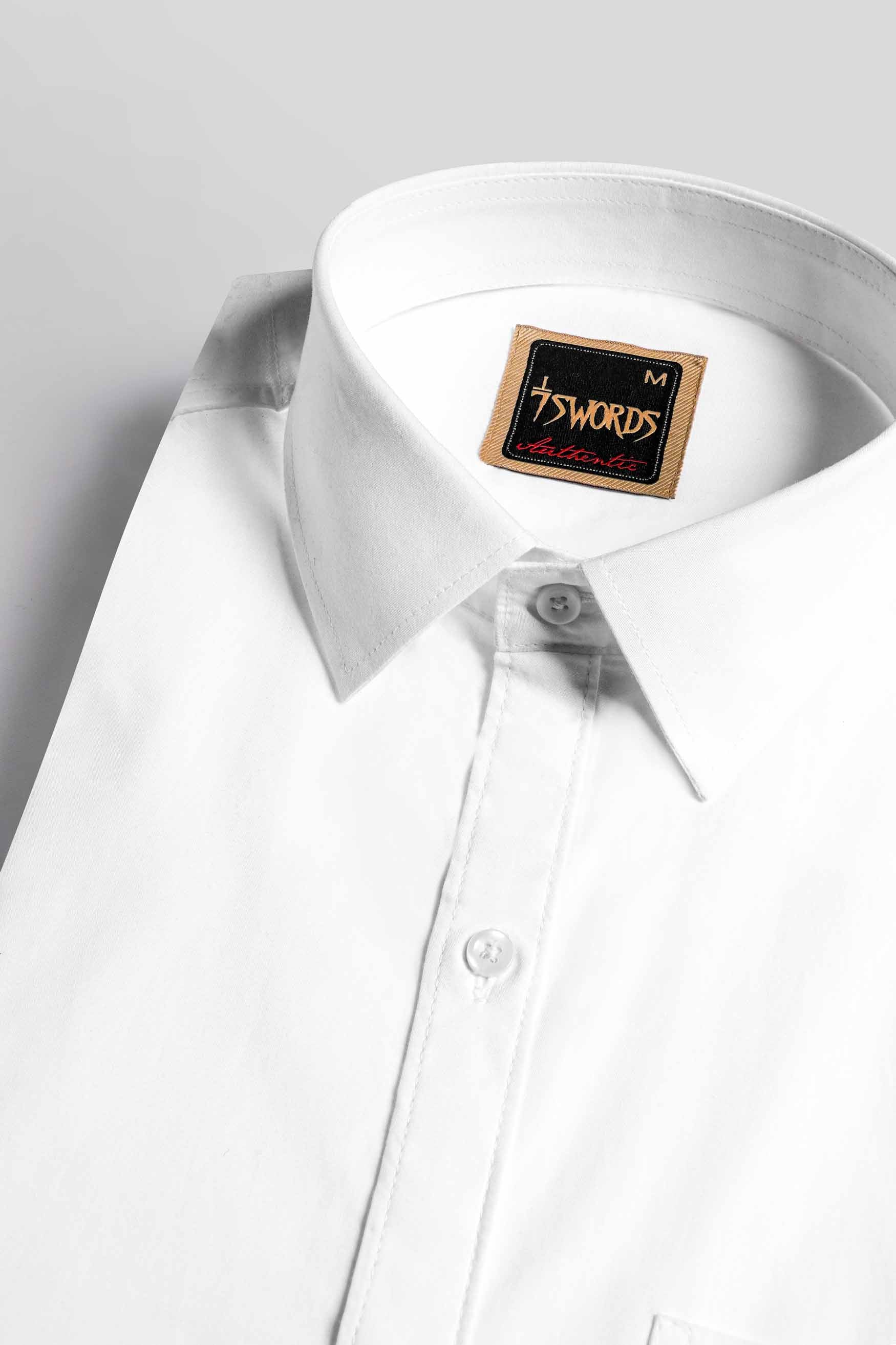 Bright White Premium Cotton Shirt