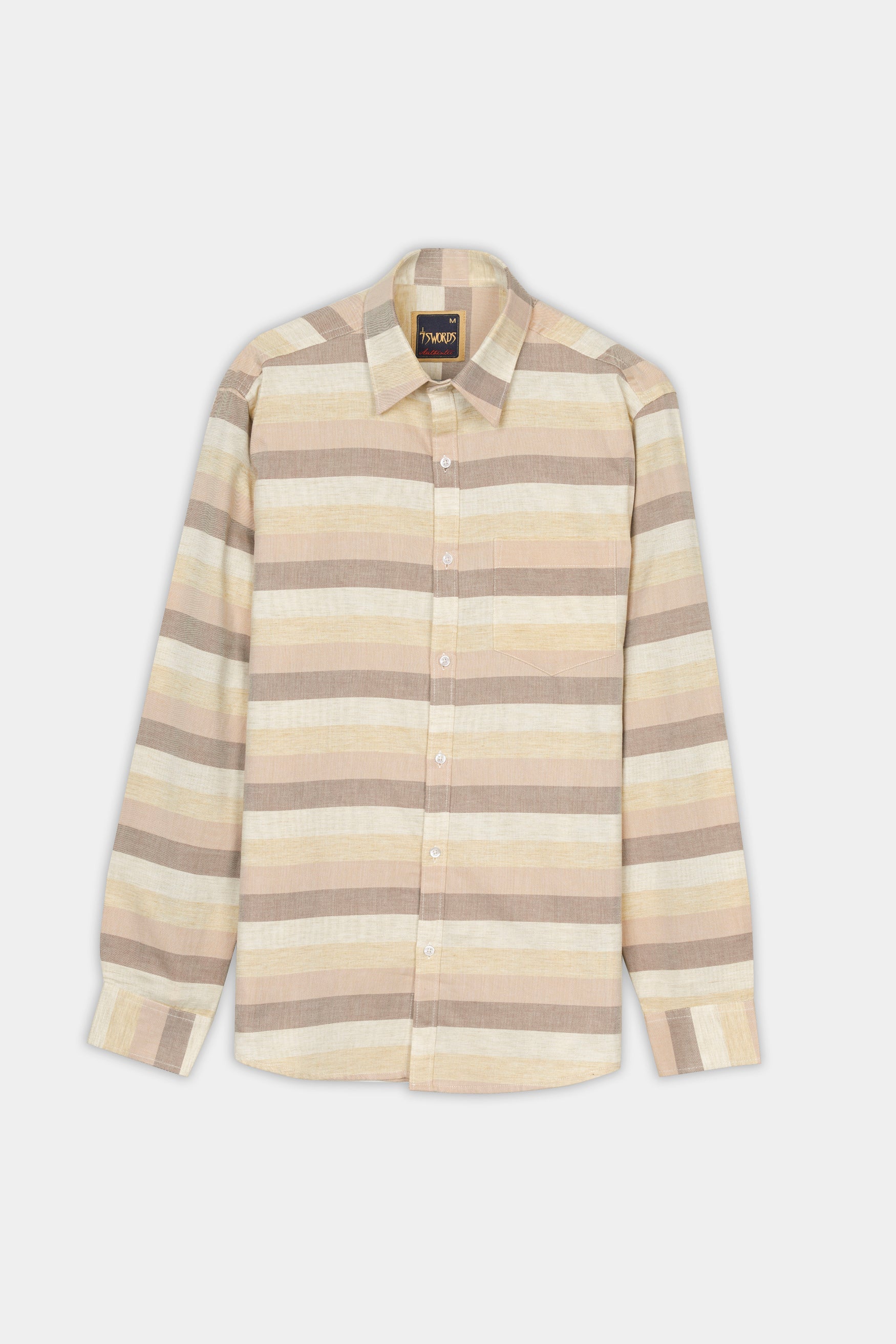 Rodeo Brown and Sorrel Brown Multicolour Premium Cotton Shirt