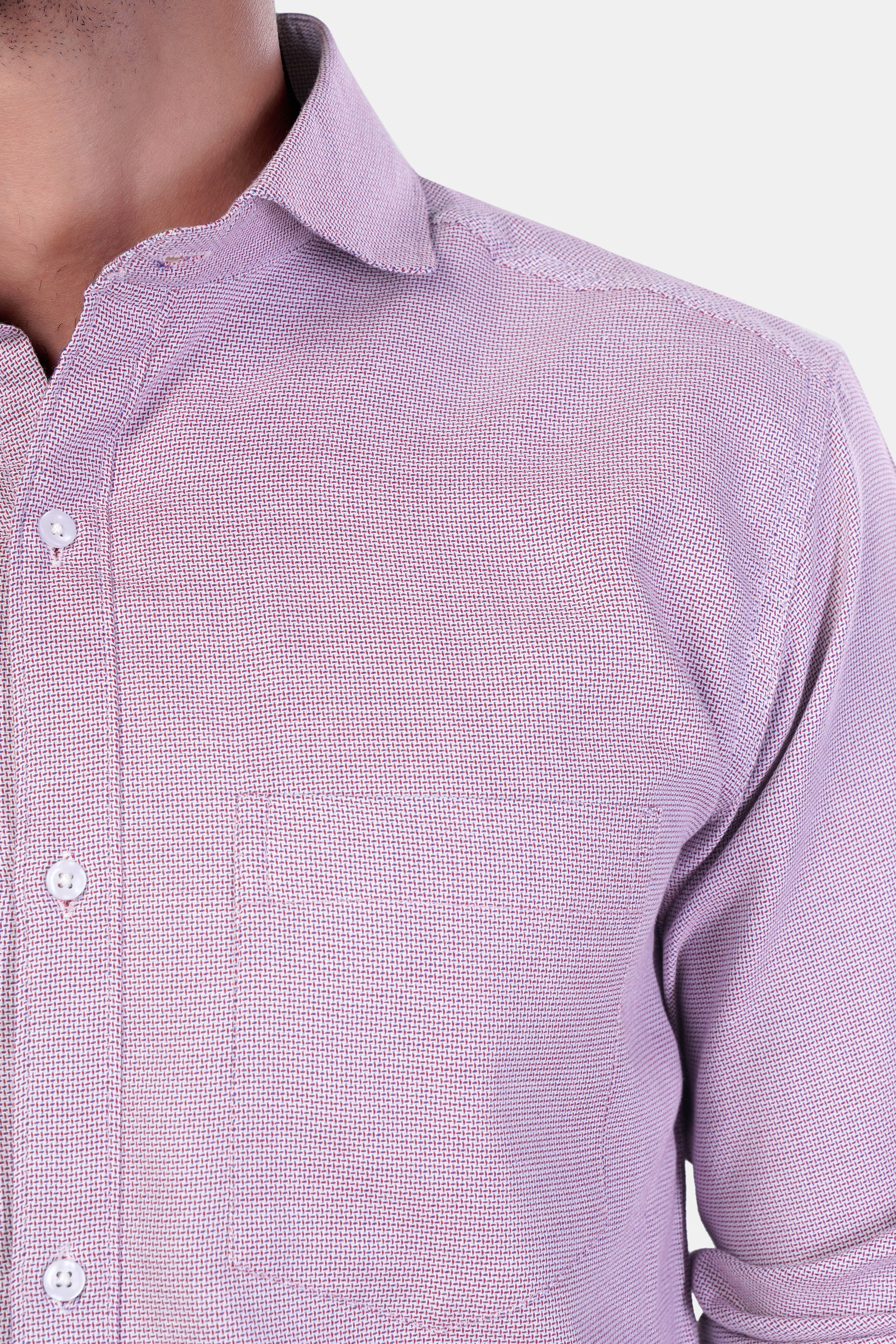 Carolina Plum Pink Premium Cotton Shirt