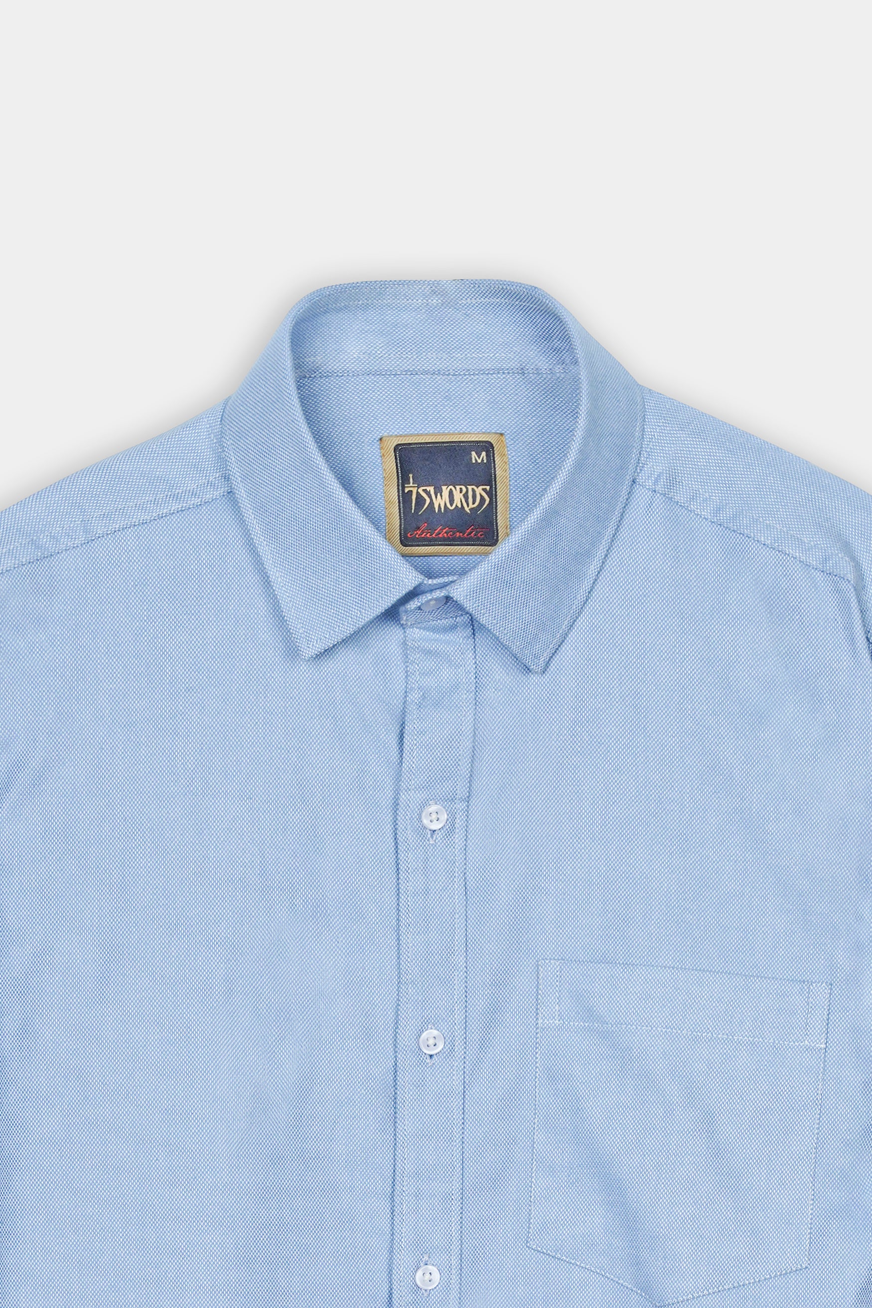 Spindle Blue Premium Cotton Shirt