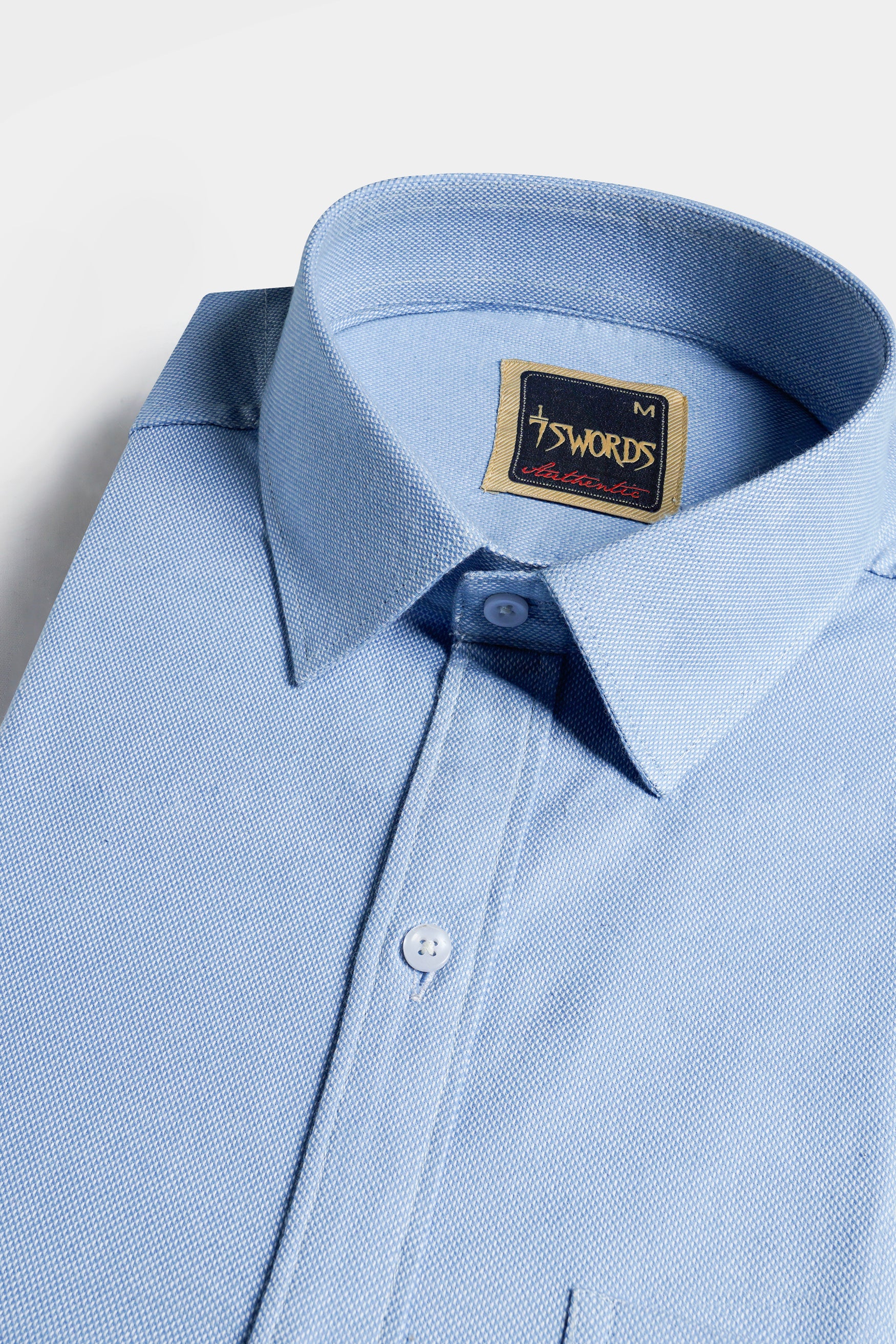 Spindle Blue Premium Cotton Shirt