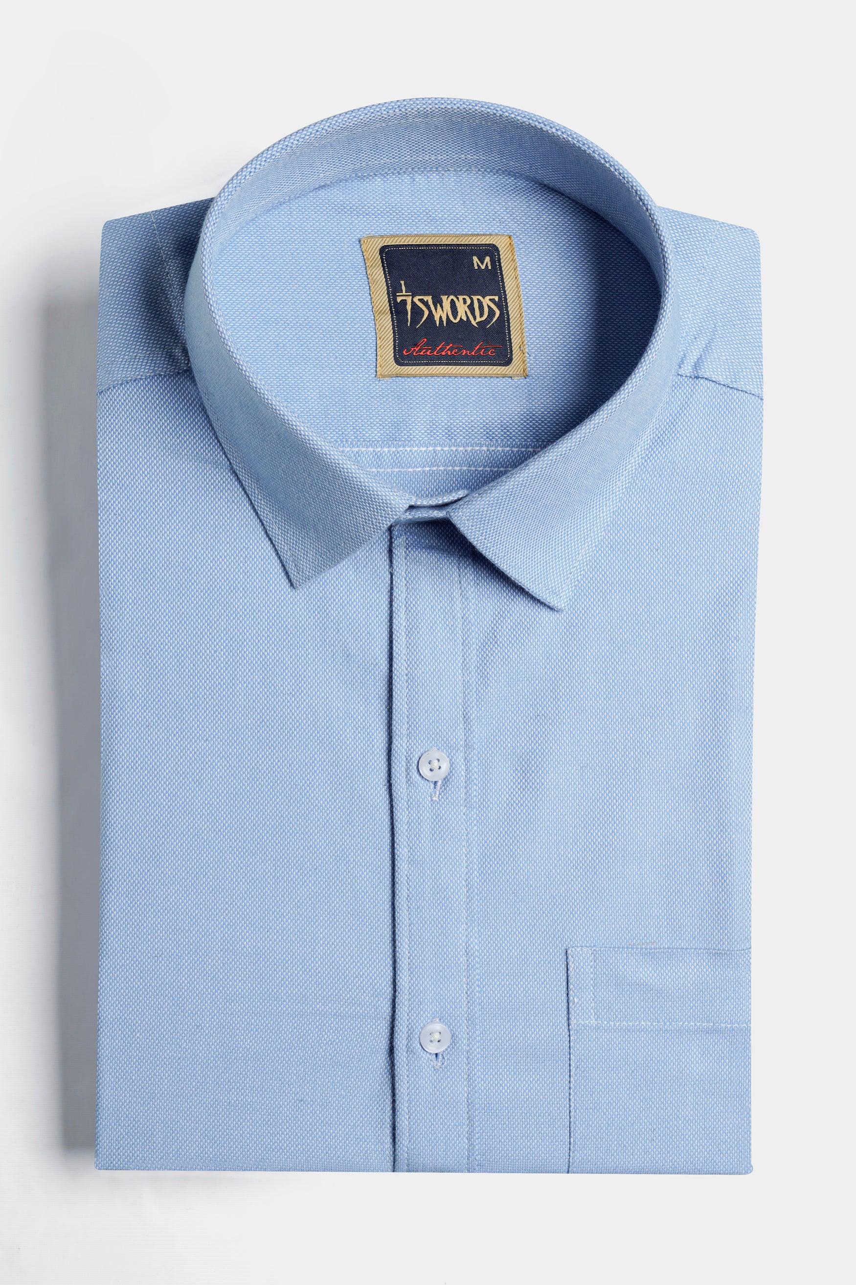 Spindle Blue Premium Cotton Shirt