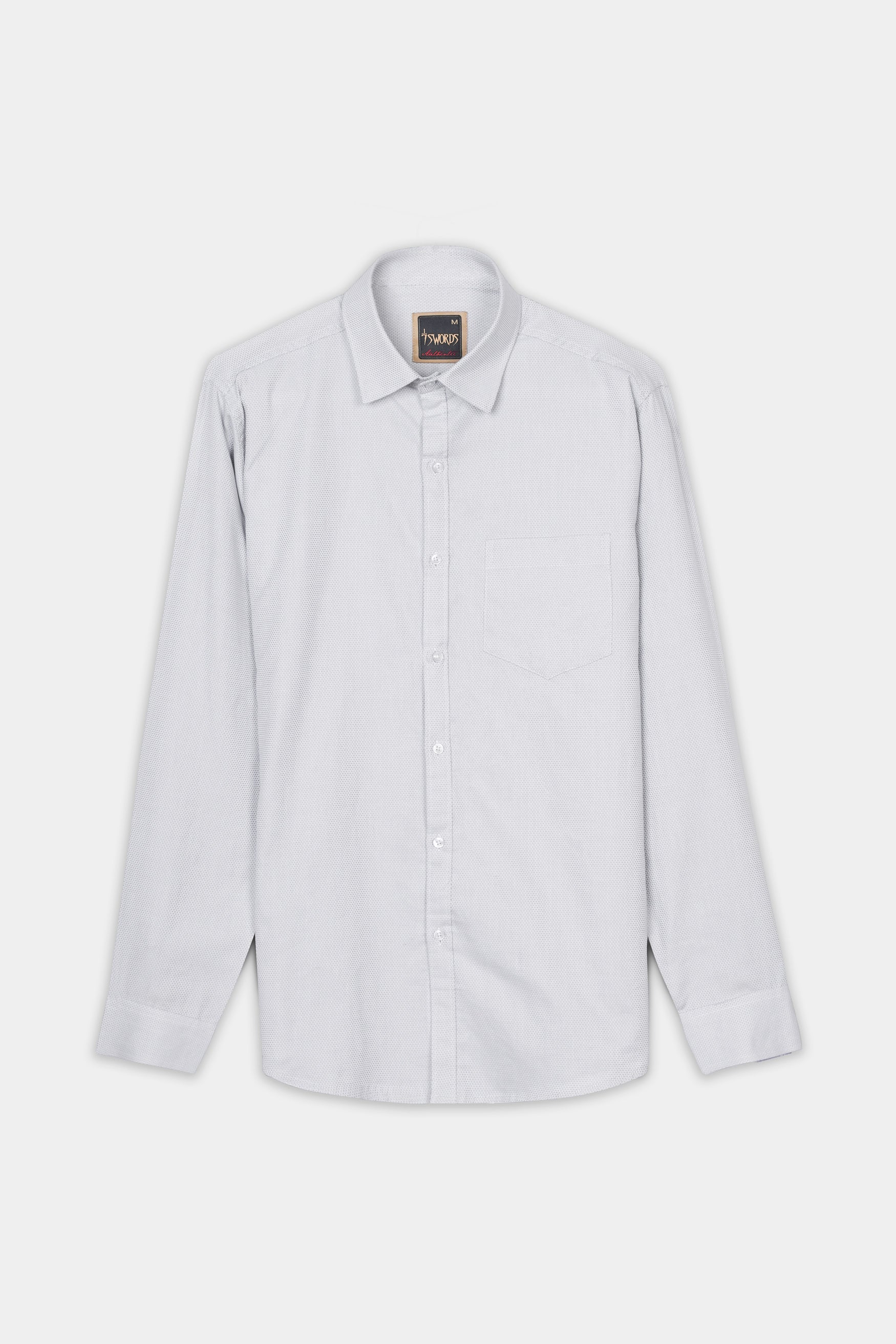 Platinum Gray Premium Cotton Shirt