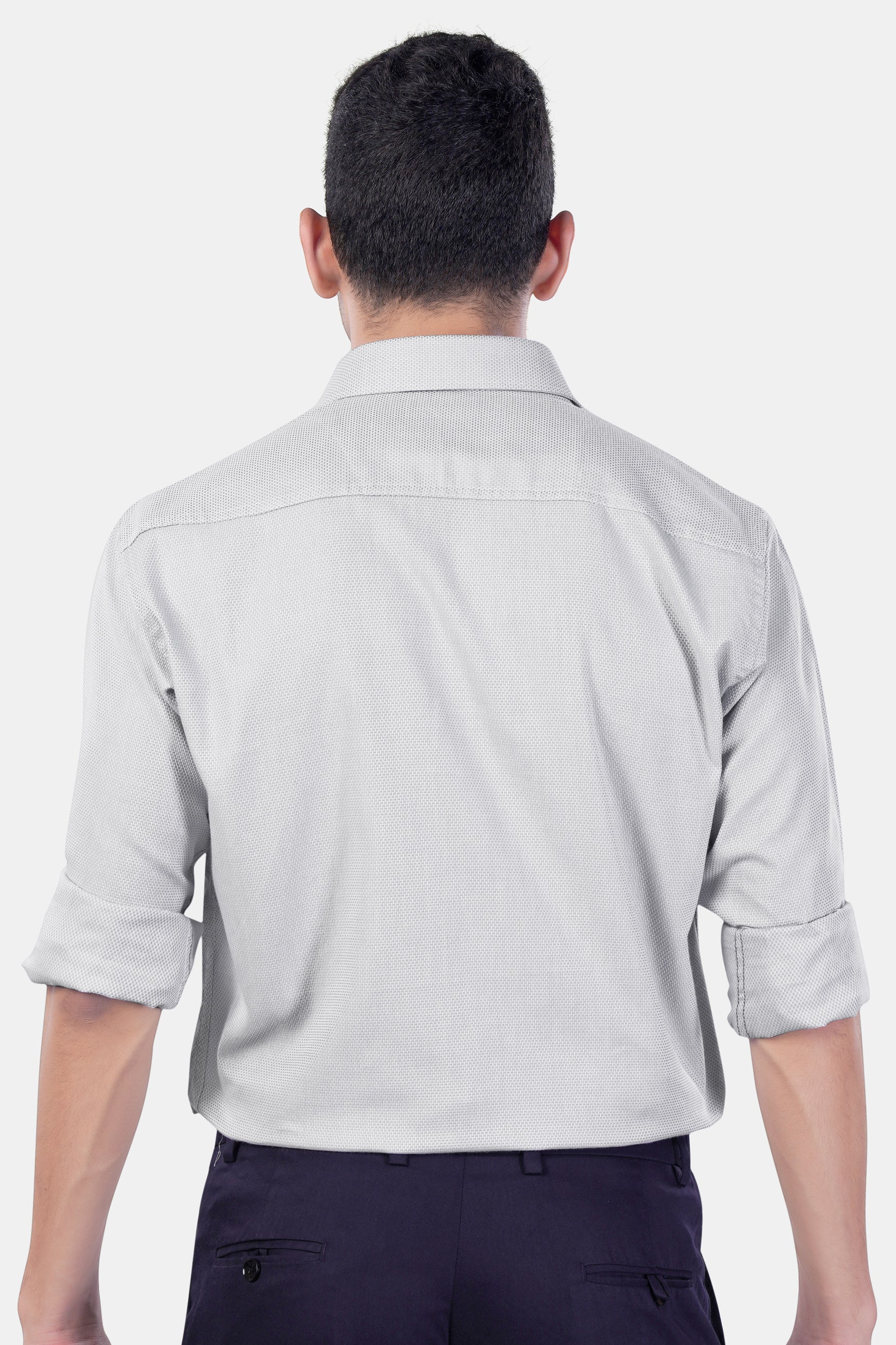 Platinum Gray Premium Cotton Shirt