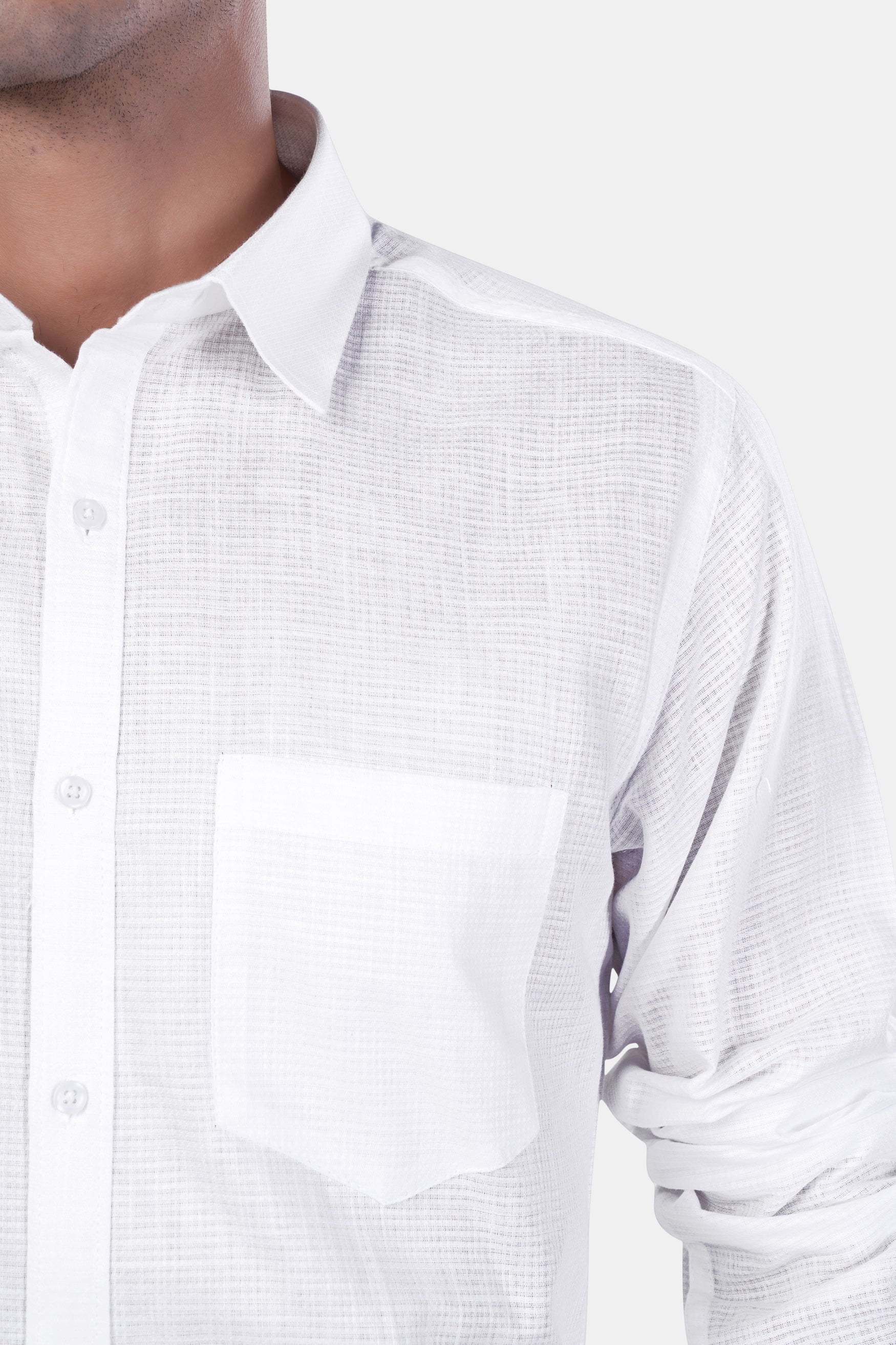 Bright White Premium Cotton Shirt